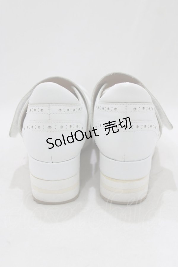 画像3: Jane Marple / ワイドストラップメリージェーン S ホワイト H-26-01-25-061-JM-SH-KB-ZH (3)