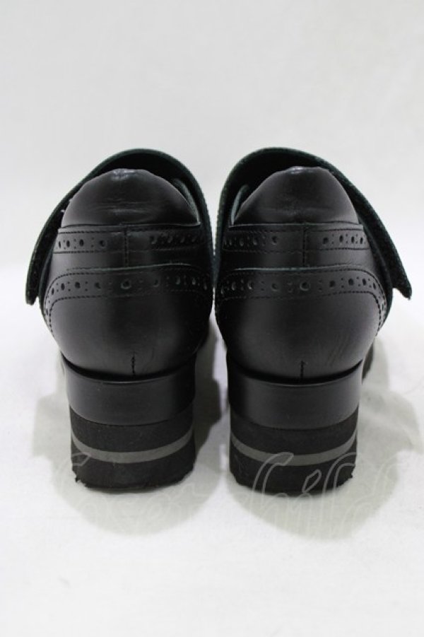 画像3: Jane Marple / ワイドストラップメリージェーン S ブラック H-26-01-25-063-JM-SH-KB-ZH (3)