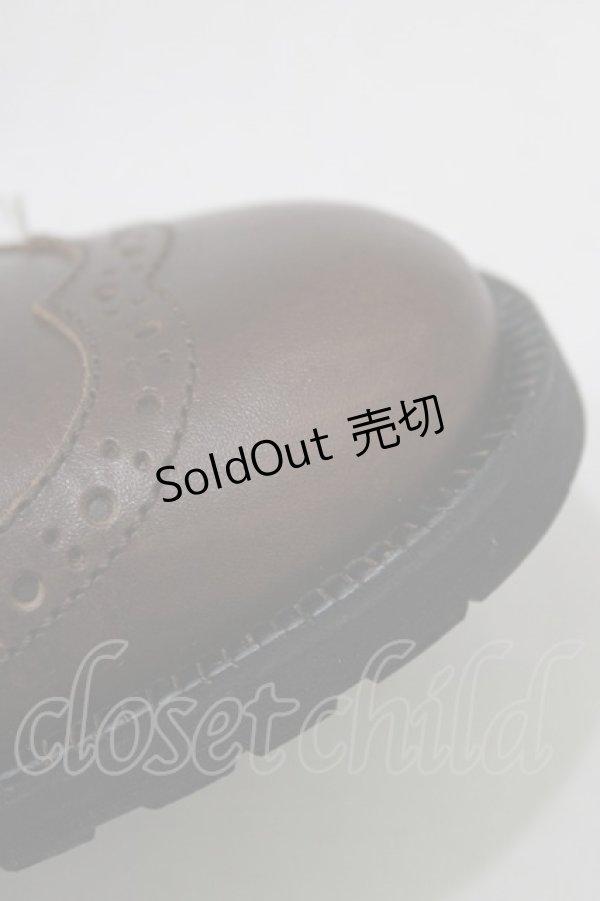 画像5: Jane Marple / 4ストラップシューズ S ブラウン H-26-01-25-064-JM-SH-KB-ZH (5)