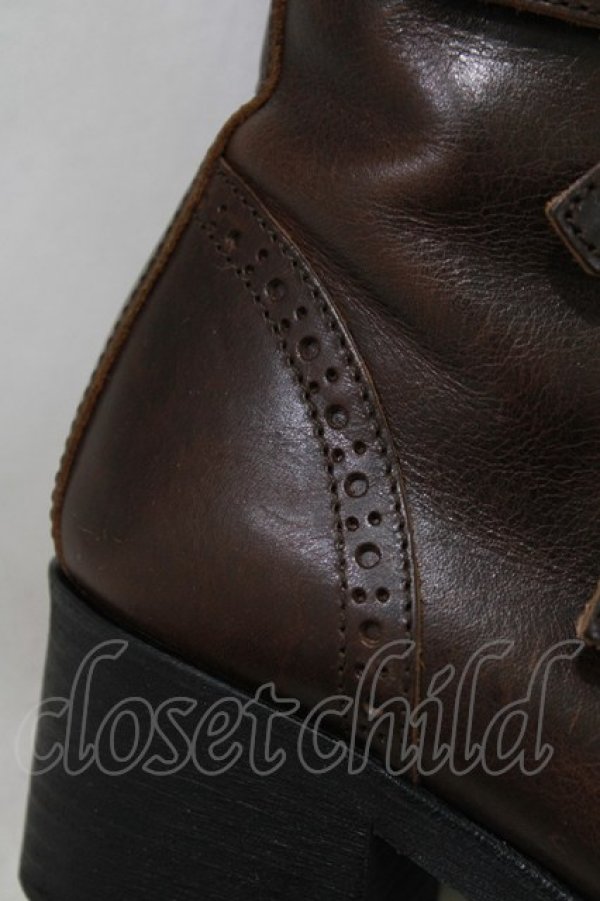 画像6: Jane Marple / 4ストラップシューズ S ブラウン H-26-01-25-064-JM-SH-KB-ZH (6)