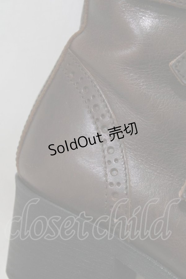 画像6: Jane Marple / 4ストラップシューズ S ブラウン H-26-01-25-064-JM-SH-KB-ZH (6)