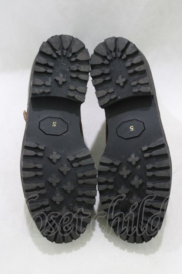 画像4: Jane Marple Dans Le Salon / モンクストラップアンクルブーツ S グリーン H-26-01-25-065-JM-SH-KB-ZH (4)