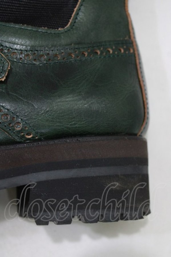 画像5: Jane Marple Dans Le Salon / モンクストラップアンクルブーツ S グリーン H-26-01-25-065-JM-SH-KB-ZH (5)