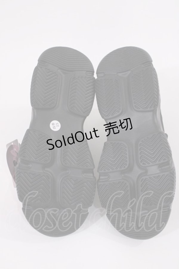 画像4: m petit by misako / サンリオキャラクターズコラボ クロミ スニーカー L ブラック H-26-01-25-2001-LO-SH-NS-ZH (4)