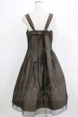 画像3: Jane Marple / Violin embroideryストラップドレス  ブロンズ H-26-01-25-001-JM-OP-KB-ZH (3)