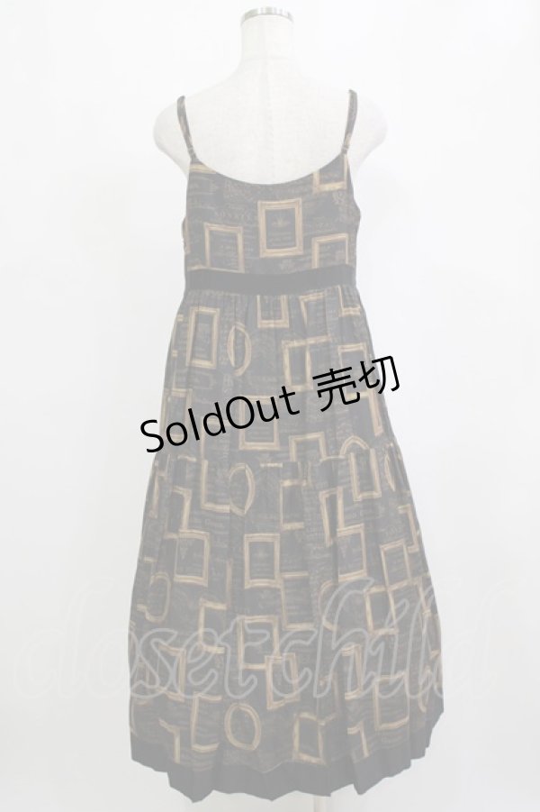 画像3: Jane Marple / Eternal Framesストラップドレス  チャコールグレー H-26-01-25-009-JM-OP-KB-ZH (3)