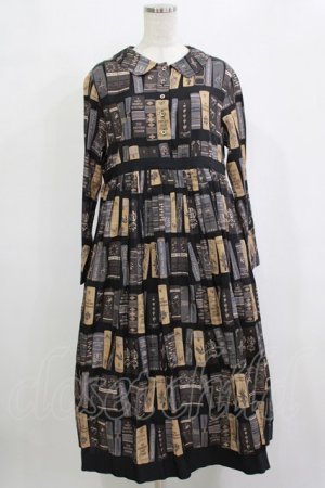 画像: Jane Marple / Agatha’s libraryブックワームドレス  チャコールグレー H-26-01-25-010-JM-OP-KB-ZH