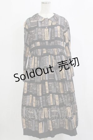 画像: Jane Marple / Agatha’s libraryブックワームドレス  チャコールグレー H-26-01-25-010-JM-OP-KB-ZH