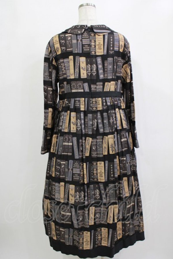 画像3: Jane Marple / Agatha’s libraryブックワームドレス  チャコールグレー H-26-01-25-010-JM-OP-KB-ZH (3)