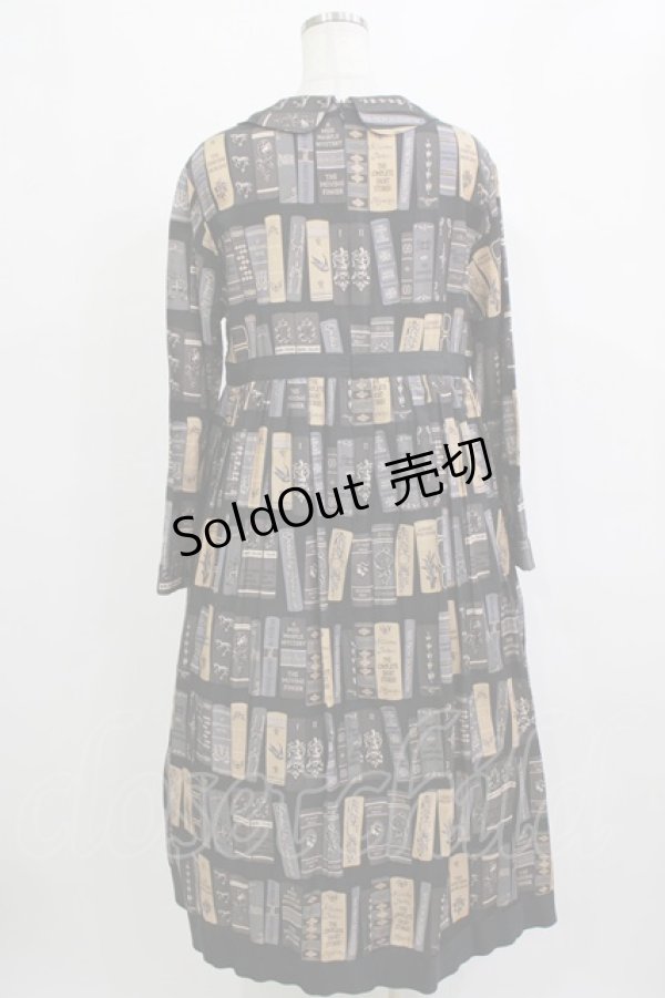 画像3: Jane Marple / Agatha’s libraryブックワームドレス  チャコールグレー H-26-01-25-010-JM-OP-KB-ZH (3)