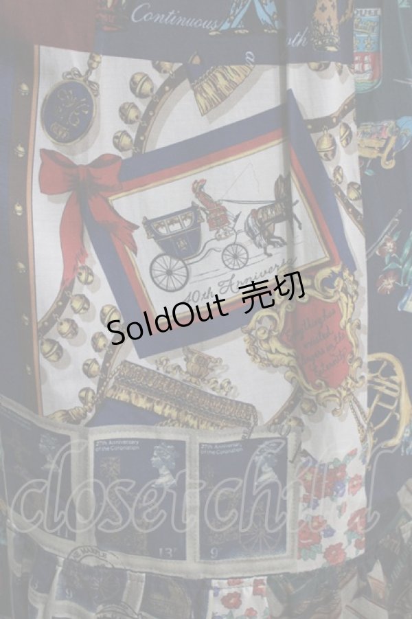 画像4: Jane Marple / All You Need Is Loveタブリエドレス  ネイビー H-26-01-25-011-JM-OP-KB-ZH (4)