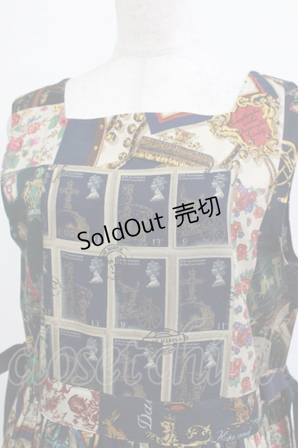 画像5: Jane Marple / All You Need Is Loveタブリエドレス  ネイビー H-26-01-25-011-JM-OP-KB-ZH (5)