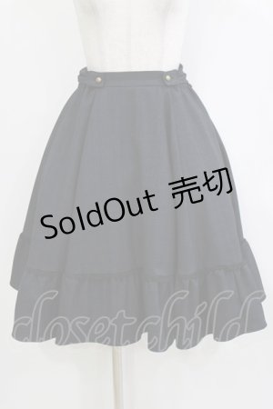 画像: MIHO MATSUDA / チェックフリルスカート  グレー H-26-01-25-014-GO-SK-KB-ZH