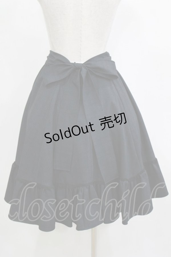 画像3: MIHO MATSUDA / チェックフリルスカート  グレー H-26-01-25-014-GO-SK-KB-ZH (3)