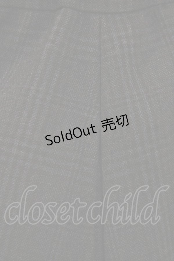 画像4: MIHO MATSUDA / チェックフリルスカート  グレー H-26-01-25-014-GO-SK-KB-ZH (4)