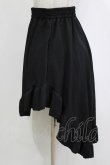画像2: MARBLE / 前ミニ後ひざ下スカート M-L 黒 H-26-01-25-017-GO-SK-KB-ZH (2)