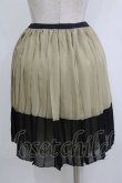 画像3: MARBLE / 配色ペチコート  ベージュカーキ H-26-01-25-019-GO-SK-KB-ZH (3)