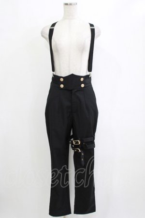 画像: Castle Too / サスベルト付きパンツ M 黒 H-26-01-25-024-PU-PA-KB-ZH