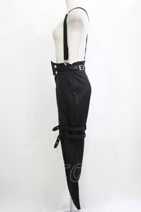画像2: Castle Too / サスベルト付きパンツ M 黒 H-26-01-25-024-PU-PA-KB-ZH (2)