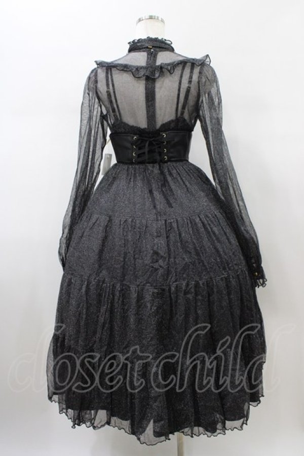 画像2: Angelic Pretty / Charming Girlワンピース(チュール) Free ブラック H-26-01-26-031-AP-OP-NS-ZH (2)