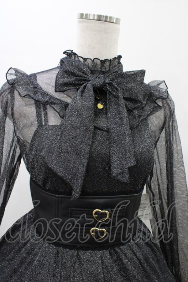 画像4: Angelic Pretty / Charming Girlワンピース(チュール) Free ブラック H-26-01-26-031-AP-OP-NS-ZH (4)