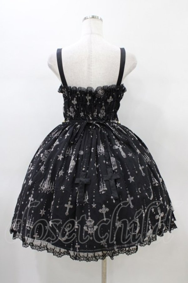 画像2: Angelic Pretty / Holy Lanternジャンパースカート Free ブラック H-26-01-26-033-AP-OP-NS-ZH (2)