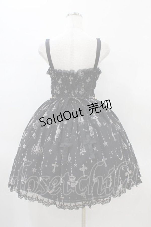 画像2: Angelic Pretty / Holy Lanternジャンパースカート Free ブラック H-26-01-26-033-AP-OP-NS-ZH (2)
