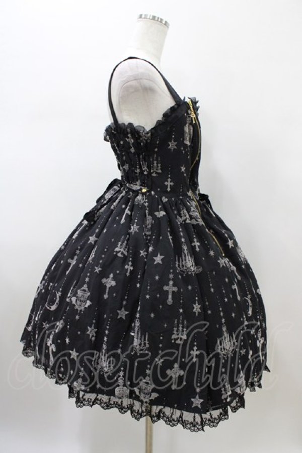 画像3: Angelic Pretty / Holy Lanternジャンパースカート Free ブラック H-26-01-26-033-AP-OP-NS-ZH (3)
