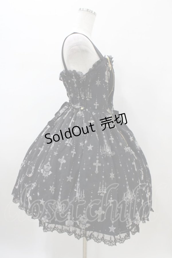 画像3: Angelic Pretty / Holy Lanternジャンパースカート Free ブラック H-26-01-26-033-AP-OP-NS-ZH (3)