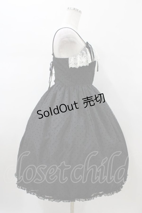 画像3: Angelic Pretty / Angelinaジャンパースカート Free ブラック H-26-01-26-034-AP-OP-NS-ZH (3)