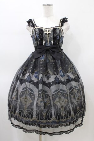 画像: Angelic Pretty / Celestialジャンパースカート Free ブラック H-26-01-26-036-AP-OP-NS-ZH