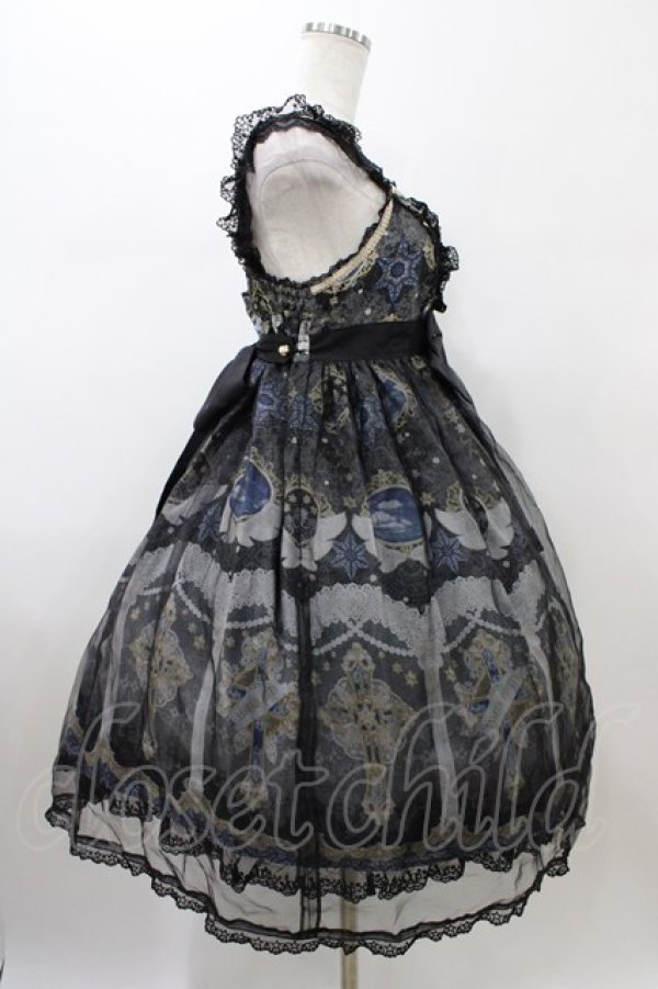 画像3: Angelic Pretty / Celestialジャンパースカート Free ブラック H-26-01-26-036-AP-OP-NS-ZH (3)