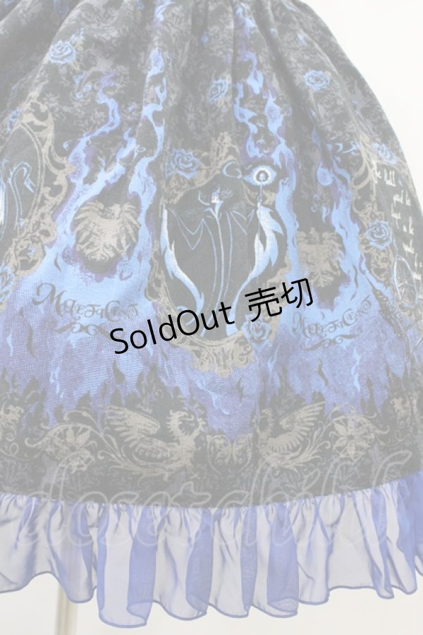 画像5: ALICE and the PIRATES / フリル袖ジャンパースカート(Maleficent) Free ブルー H-26-01-26-037-PA-OP-NS-ZH (5)