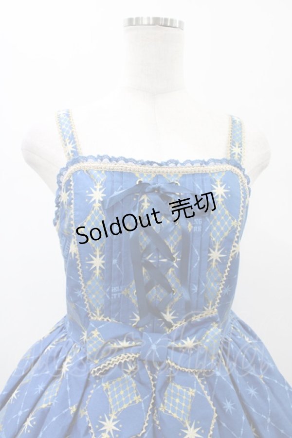 画像4: Angelic Pretty / Crystal Dream Carnival Premiumジャンパースカート Free セルリアンブルー H-26-01-26-038-AP-OP-NS-ZH (4)