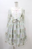 画像1: Angelic Pretty / Upside Down Story アリス ワンピース L サックス H-26-01-26-044-AP-OP-NS-ZH (1)