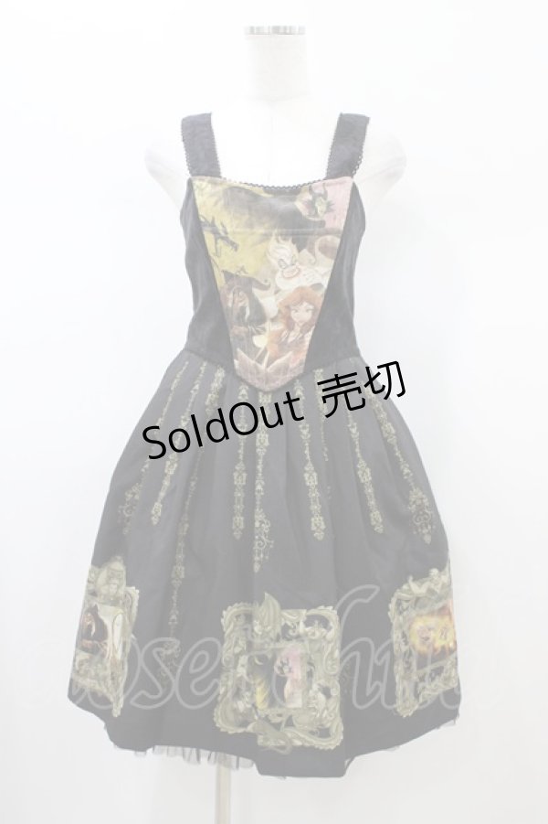 画像1: Secret Honey / ヴィランズ/ワンピース Free ブラック H-26-01-26-049-CA-OP-NS-ZH (1)