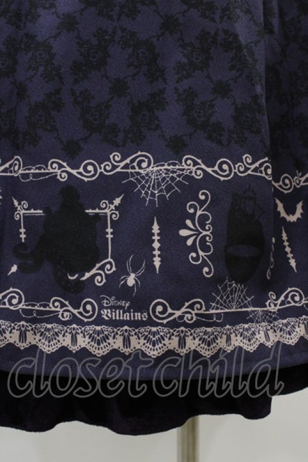 画像3: axes femme / ダークオーナメント柄ワンピース M パープル H-26-01-26-050-AX-OP-NS-ZH (3)