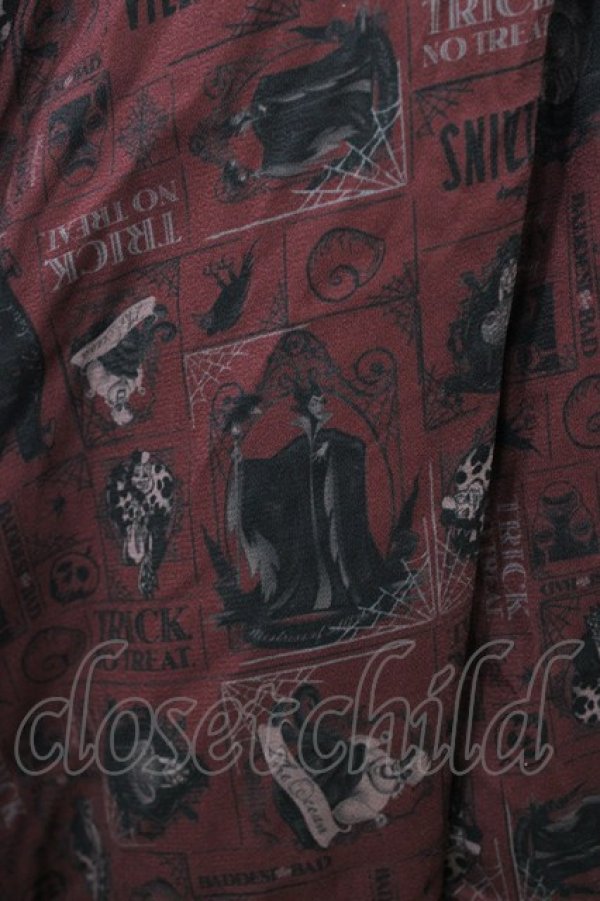 画像3: axes femme POETIQUE / ディズニーヴィランズ/ワンピース M ワイン H-26-01-26-051-AX-OP-NS-ZH (3)