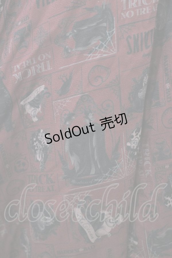 画像3: axes femme POETIQUE / ディズニーヴィランズ/ワンピース M ワイン H-26-01-26-051-AX-OP-NS-ZH (3)