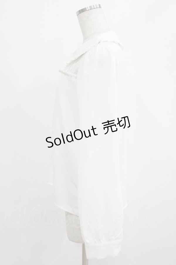 画像2: MA*RS / レース切替ブラウス Free オフ H-26-01-26-1027-EL-BL-NS-ZH (2)