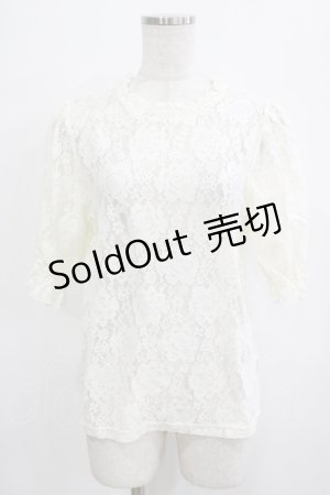 画像: m petit by misako / TT*AOKシアートップス M アイボリー H-26-01-26-1034-LO-TO-NS-ZH