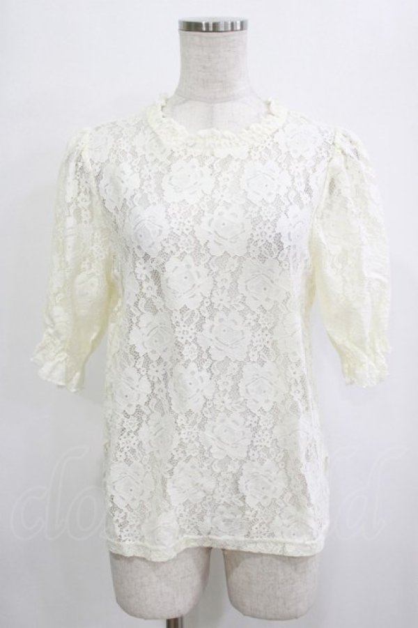 画像1: m petit by misako / TT*AOKシアートップス M アイボリー H-26-01-26-1034-LO-TO-NS-ZH (1)