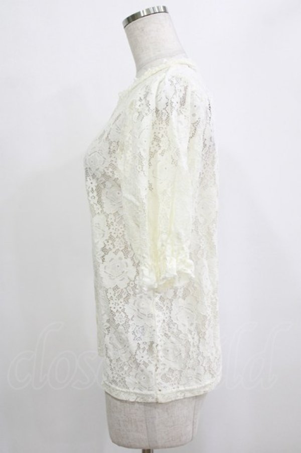 画像2: m petit by misako / TT*AOKシアートップス M アイボリー H-26-01-26-1034-LO-TO-NS-ZH (2)