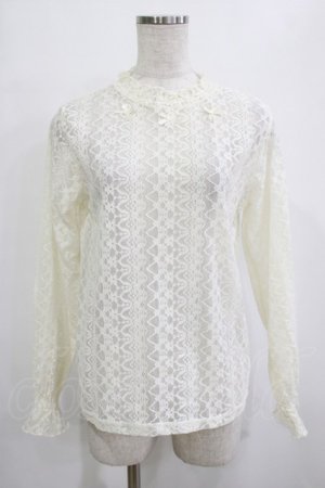 画像: m petit by misako / レースインナートップス L アイボリー H-26-01-26-1037-LO-TO-NS-ZH