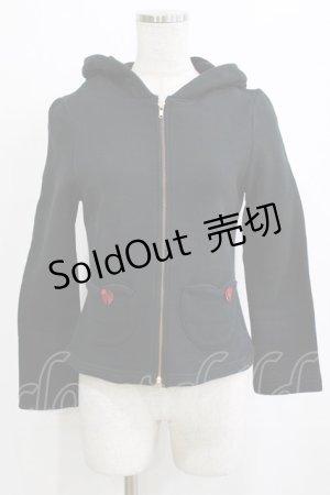 画像: BABY,THE STARS SHINE BRIGHT / おとぎの森のローズパーカー Free ブラック H-26-01-26-1038-BA-TO-NS-ZH