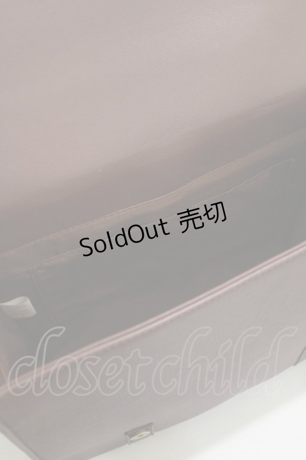 画像4: Kurumi Collaboration / CLK*カギアナバッグ　鍵穴サッチェルバッグ  ブラウン H-26-01-26-1039-GO-BG-NS-ZH (4)