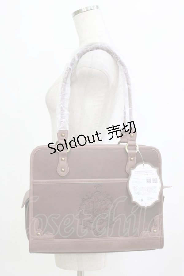 画像1: Kurumi Collaboration / CLK*トートバッグ  ブラウン H-26-01-26-1040-GO-BG-NS-ZH (1)