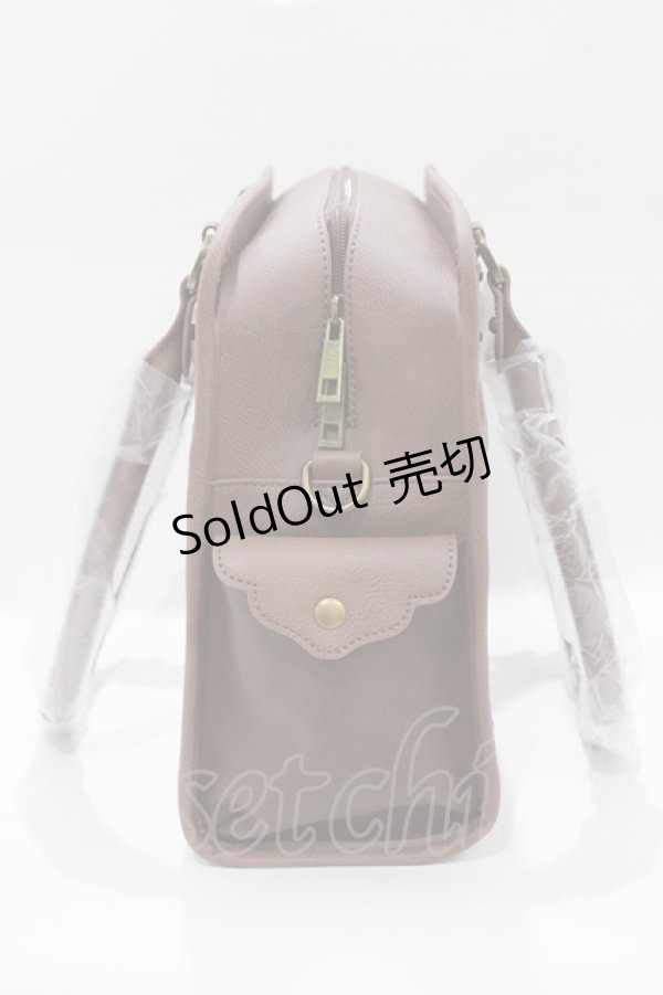 画像3: Kurumi Collaboration / CLK*トートバッグ  ブラウン H-26-01-26-1040-GO-BG-NS-ZH (3)