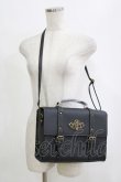 画像1: Kurumi Collaboration / CLK*カギアナバッグ　鍵穴サッチェルバッグ  ブラック H-26-01-26-1043-GO-BG-NS-ZH (1)