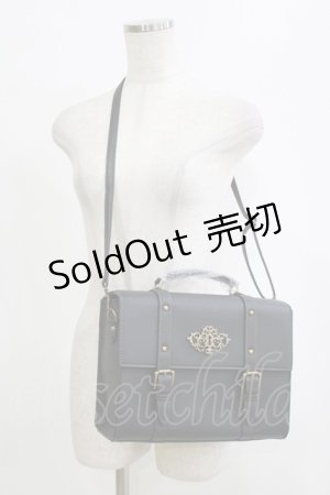 画像: Kurumi Collaboration / CLK*カギアナバッグ　鍵穴サッチェルバッグ  ブラック H-26-01-26-1043-GO-BG-NS-ZH